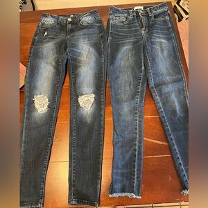 Skinny Jeans, Two Pair, Size 3